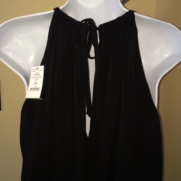 White House Black Market Black Jumpsuit 4. Tags removed.  Belt not included - Picture 4 of 5